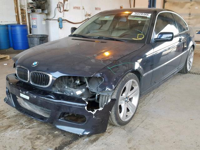 WBABD33446PL09786 - 2006 BMW 325 CI BLACK photo 2