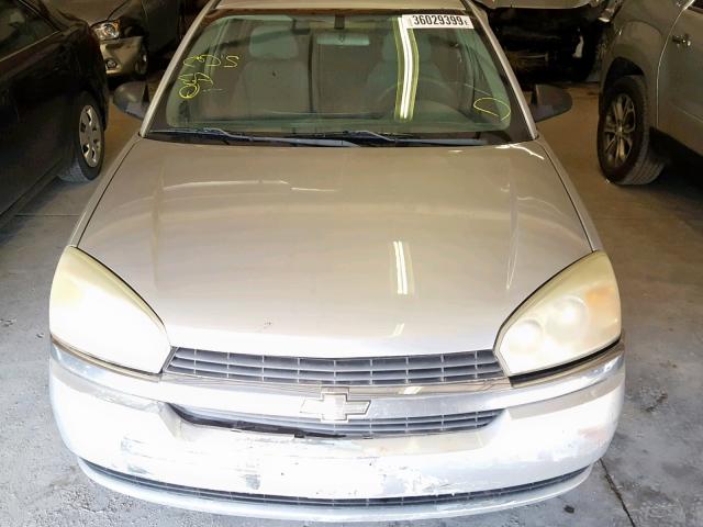 1G1ZT52815F228620 - 2005 CHEVROLET MALIBU LS SILVER photo 9