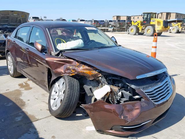 1C3CCBBB9DN584944 - 2013 CHRYSLER 200 TOURIN BURGUNDY photo 1