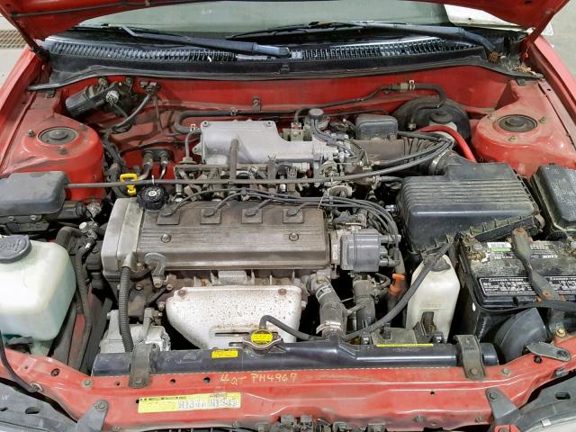 1NXBB02E5TZ484610 - 1996 TOYOTA COROLLA DX RED photo 7