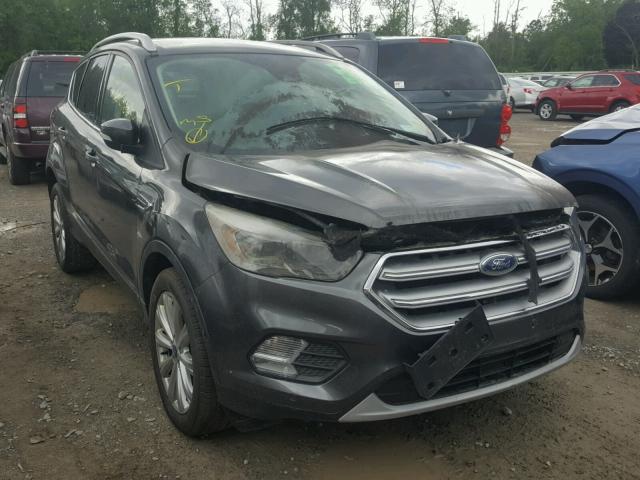 1FMCU0JD6HUB20775 - 2017 FORD ESCAPE TIT GRAY photo 1