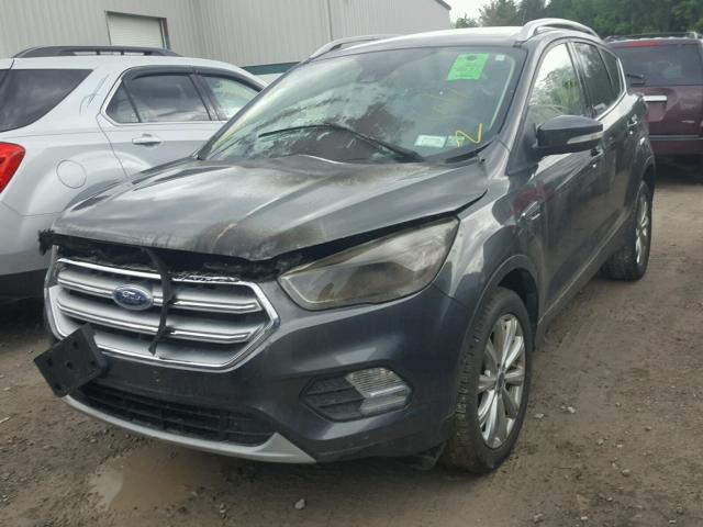 1FMCU0JD6HUB20775 - 2017 FORD ESCAPE TIT GRAY photo 2