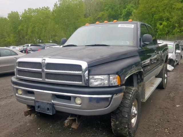 3B7KF23Z92M200033 - 2002 DODGE RAM 2500 BLACK photo 2