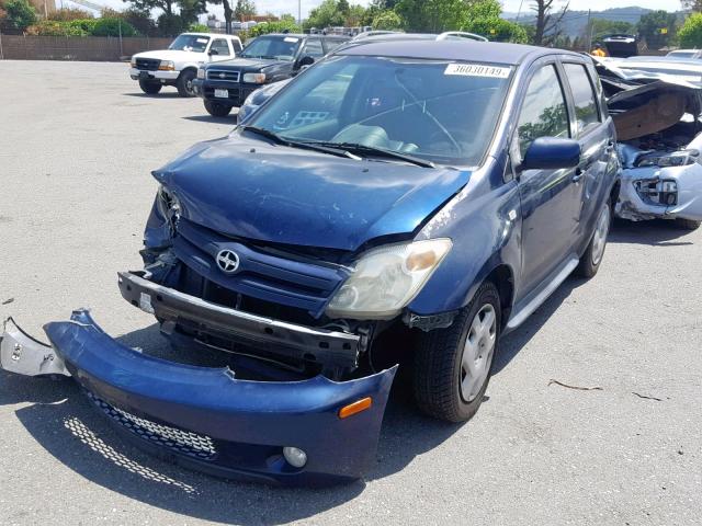 JTKKT624540049275 - 2004 TOYOTA SCION XA BLUE photo 2