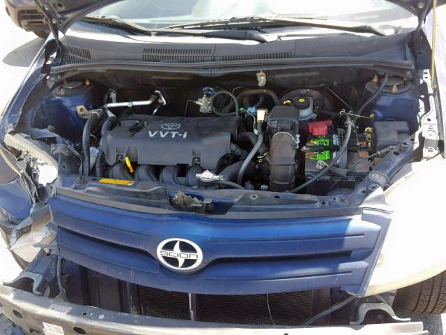 JTKKT624540049275 - 2004 TOYOTA SCION XA BLUE photo 7