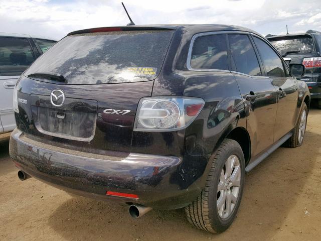 JM3ER293970147147 - 2007 MAZDA CX-7 BURGUNDY photo 4