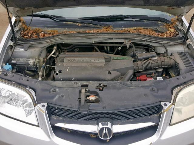 2HNYD18221H503426 - 2001 ACURA MDX GRAY photo 7