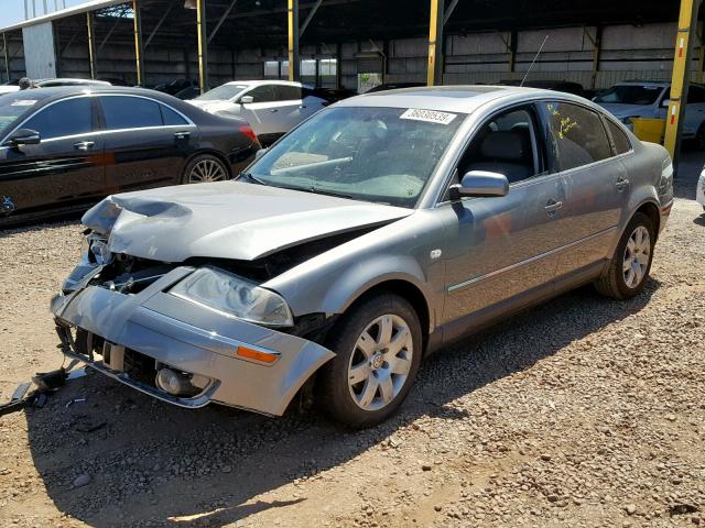 WVWRH63B33P118524 - 2003 VOLKSWAGEN PASSAT GLX GRAY photo 2