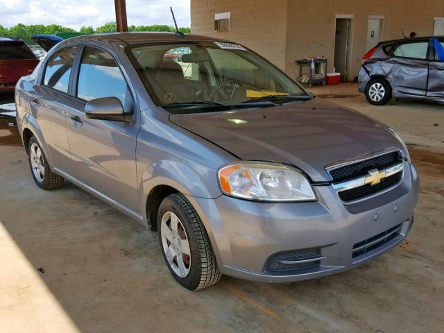 KL1TD5DE9AB124477 - 2010 CHEVROLET AVEO LS GRAY photo 1