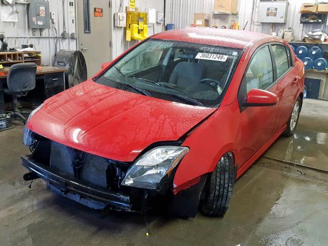 3N1AB6APXCL718565 - 2012 NISSAN SENTRA 2.0 RED photo 2