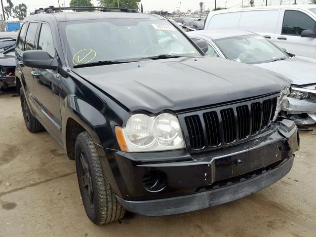 1J8GS48K47C577475 - 2007 JEEP GRAND CHER BLACK photo 1