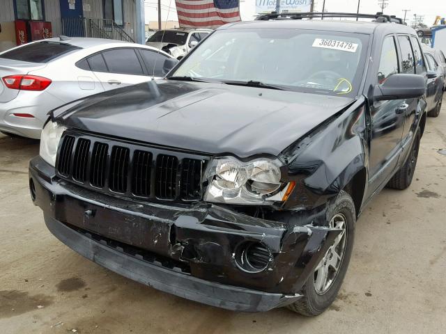 1J8GS48K47C577475 - 2007 JEEP GRAND CHER BLACK photo 2