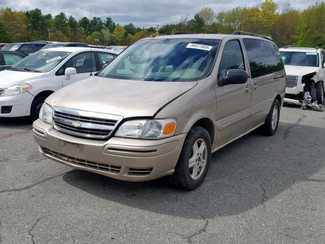 1GNDX13E94D121724 - 2004 CHEVROLET VENTURE LU GOLD photo 2