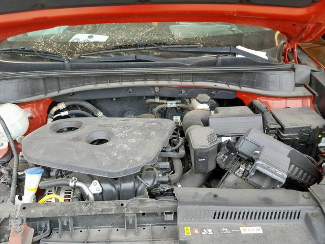 KM8J33A41HU293860 - 2017 HYUNDAI TUCSON LIM ORANGE photo 7