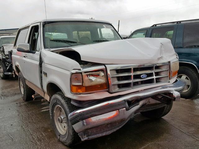 1FMEU15H2TLB65173 - 1996 FORD BRONCO U10 WHITE photo 1