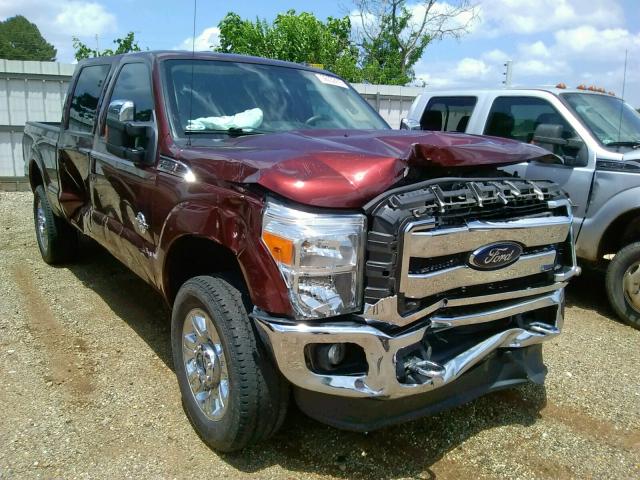 1FT7W2BT1GEB23741 - 2016 FORD F250 SUPER MAROON photo 1