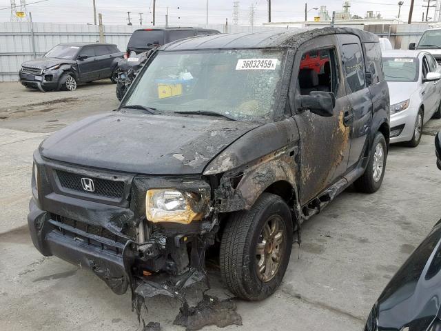 5J6YH18746L006369 - 2006 HONDA ELEMENT EX BLACK photo 2