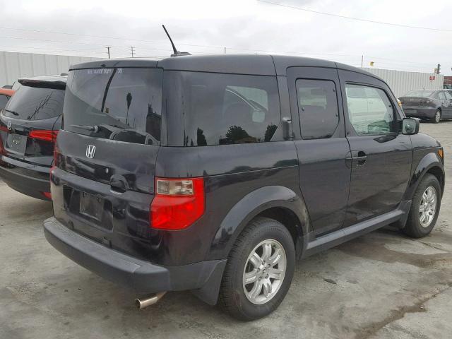 5J6YH18746L006369 - 2006 HONDA ELEMENT EX BLACK photo 4