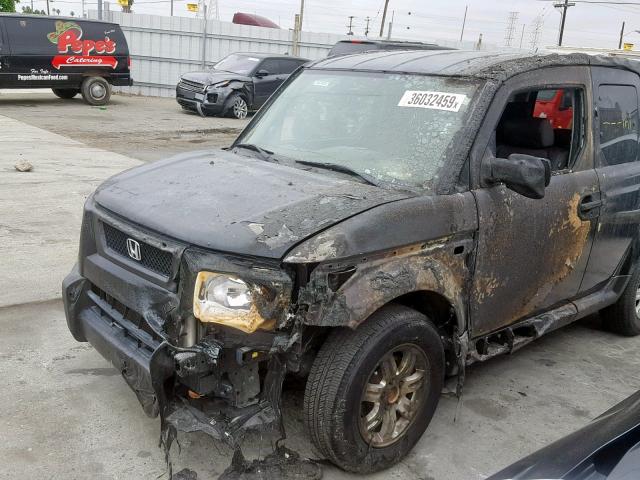 5J6YH18746L006369 - 2006 HONDA ELEMENT EX BLACK photo 9