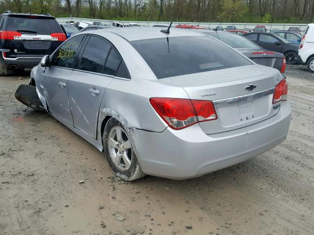 1G1PC5SB9E7134031 - 2014 CHEVROLET CRUZE LT SILVER photo 3