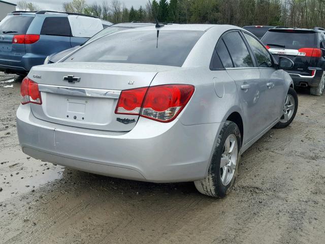 1G1PC5SB9E7134031 - 2014 CHEVROLET CRUZE LT SILVER photo 4