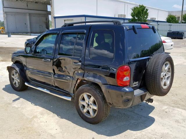 1J4GL58K93W675544 - 2003 JEEP LIBERTY LI BLACK photo 3