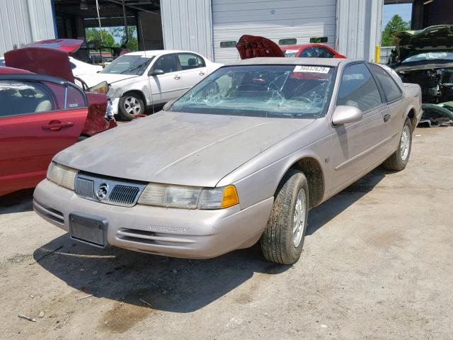 1MELM62W8RH628973 - 1994 MERCURY COUGAR XR7 SILVER photo 2