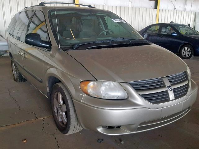 1D4GP45R95B416913 - 2005 DODGE CARAVAN SX GOLD photo 1