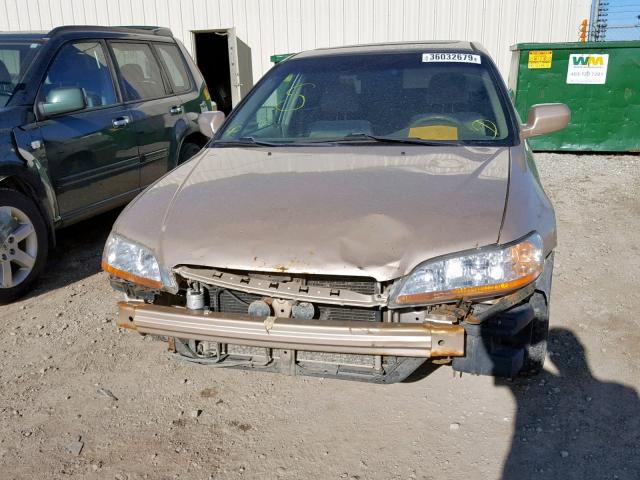 1HGCG16632A804043 - 2002 HONDA ACCORD SE BEIGE photo 9