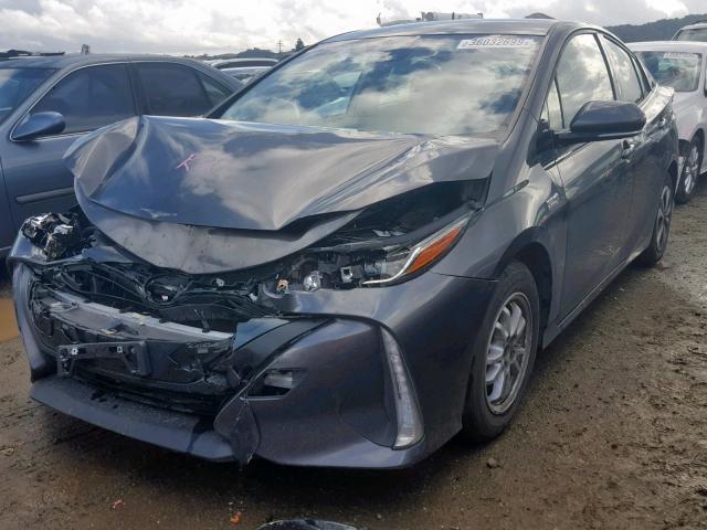 JTDKARFP0H3001982 - 2017 TOYOTA PRIUS PRIM 灰色 照片 2