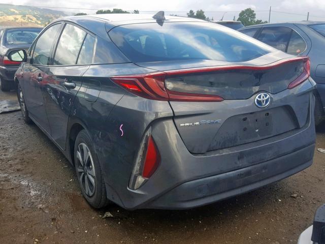 JTDKARFP0H3001982 - 2017 TOYOTA PRIUS PRIM 灰色 照片 3