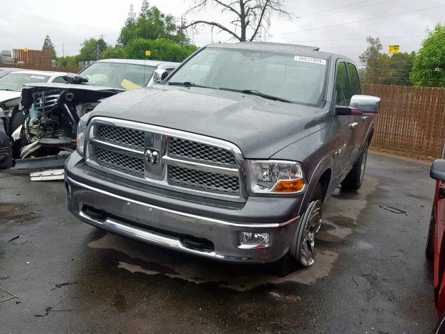 1C6RD7NT4CS128846 - 2012 DODGE RAM 1500 L GRAY photo 2