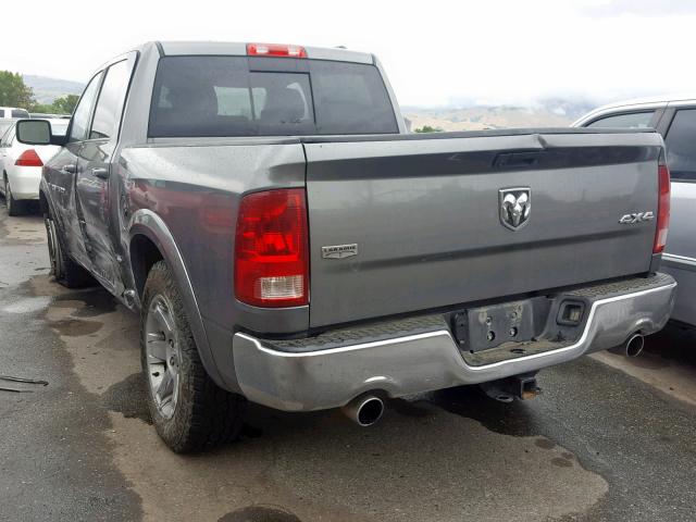 1C6RD7NT4CS128846 - 2012 DODGE RAM 1500 L GRAY photo 3