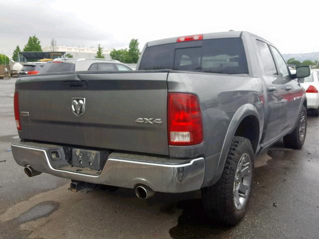 1C6RD7NT4CS128846 - 2012 DODGE RAM 1500 L GRAY photo 4