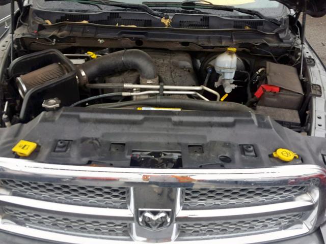 1C6RD7NT4CS128846 - 2012 DODGE RAM 1500 L GRAY photo 7