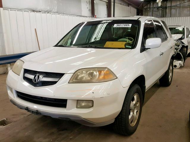 2HNYD18284H542719 - 2004 ACURA MDX WHITE photo 2