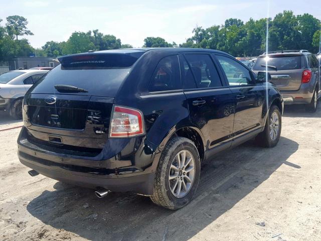 2FMDK38C49BA52864 - 2009 FORD EDGE SEL BLACK photo 4