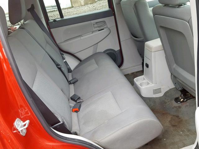 1J8GN28K28W163347 - 2008 JEEP LIBERTY SP RED photo 6