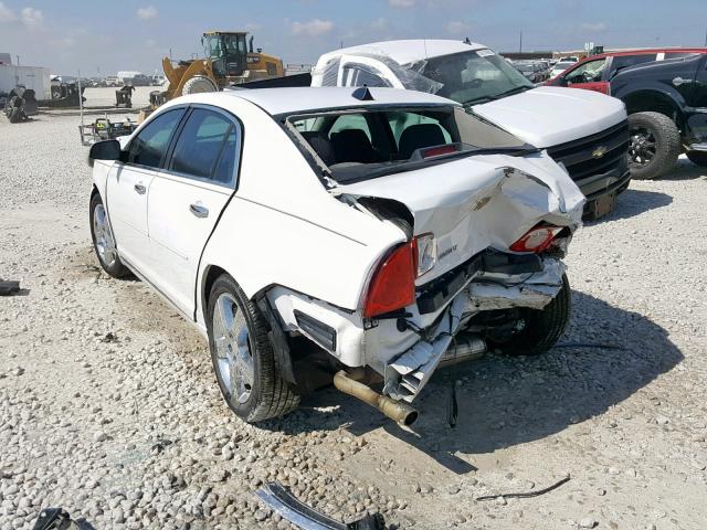 1G1ZC5E00CF293252 - 2012 CHEVROLET MALIBU 1LT WHITE photo 3