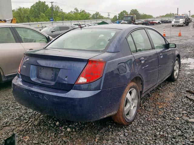 1G8AL58FX7Z158234 - 2007 SATURN ION LEVEL BLUE photo 4