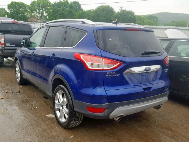 1FMCU9J92FUB98046 - 2015 FORD ESCAPE TIT BLUE photo 3