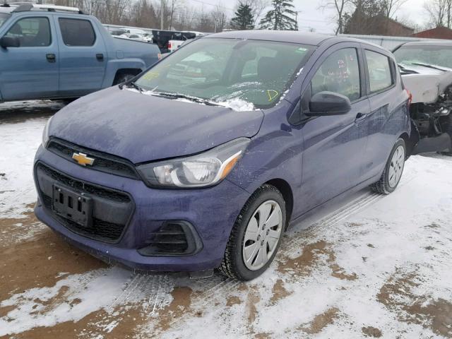 KL8CB6SA3GC631648 - 2016 CHEVROLET SPARK LS PURPLE photo 2