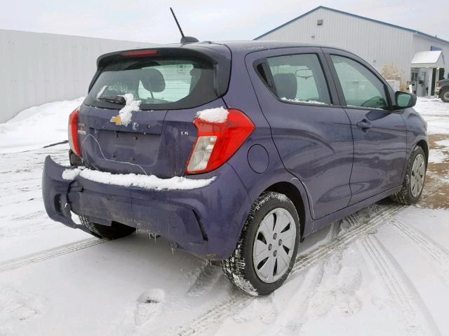 KL8CB6SA3GC631648 - 2016 CHEVROLET SPARK LS PURPLE photo 4