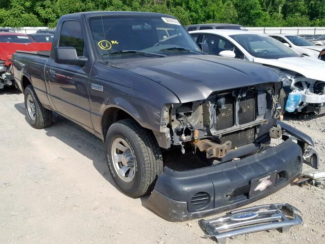 1FTYR10D39PA03206 - 2009 FORD RANGER GRAY photo 1