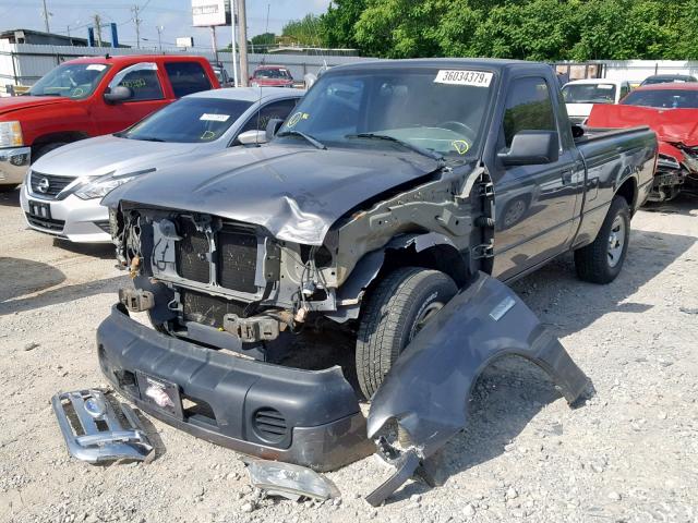 1FTYR10D39PA03206 - 2009 FORD RANGER GRAY photo 2