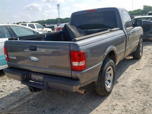 1FTYR10D39PA03206 - 2009 FORD RANGER GRAY photo 4