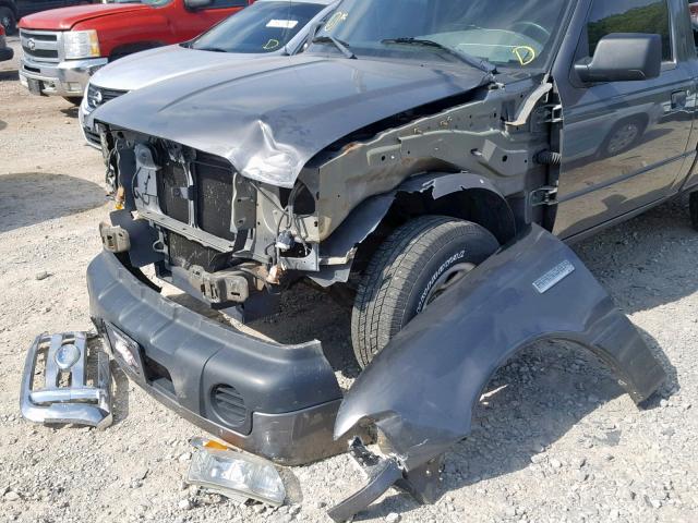 1FTYR10D39PA03206 - 2009 FORD RANGER GRAY photo 9