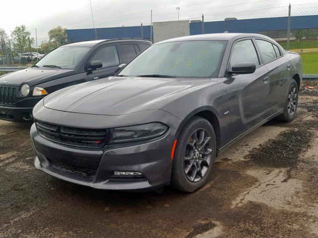 2C3CDXJG8JH189262 - 2018 DODGE CHARGER GT GRAY photo 2