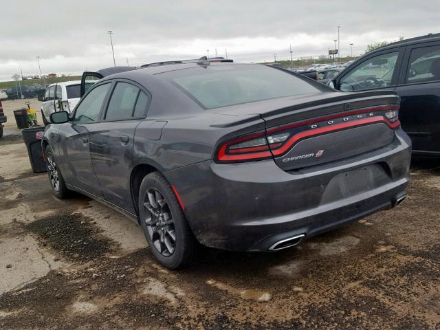 2C3CDXJG8JH189262 - 2018 DODGE CHARGER GT GRAY photo 3