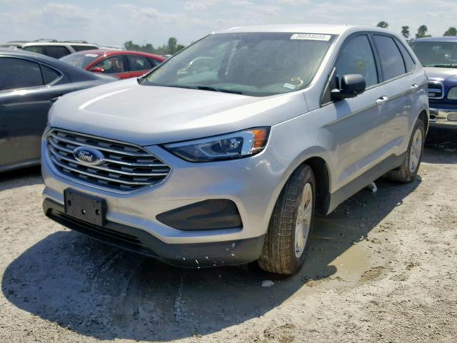 2FMPK3G96KBB14287 - 2019 FORD EDGE SE SILVER photo 2